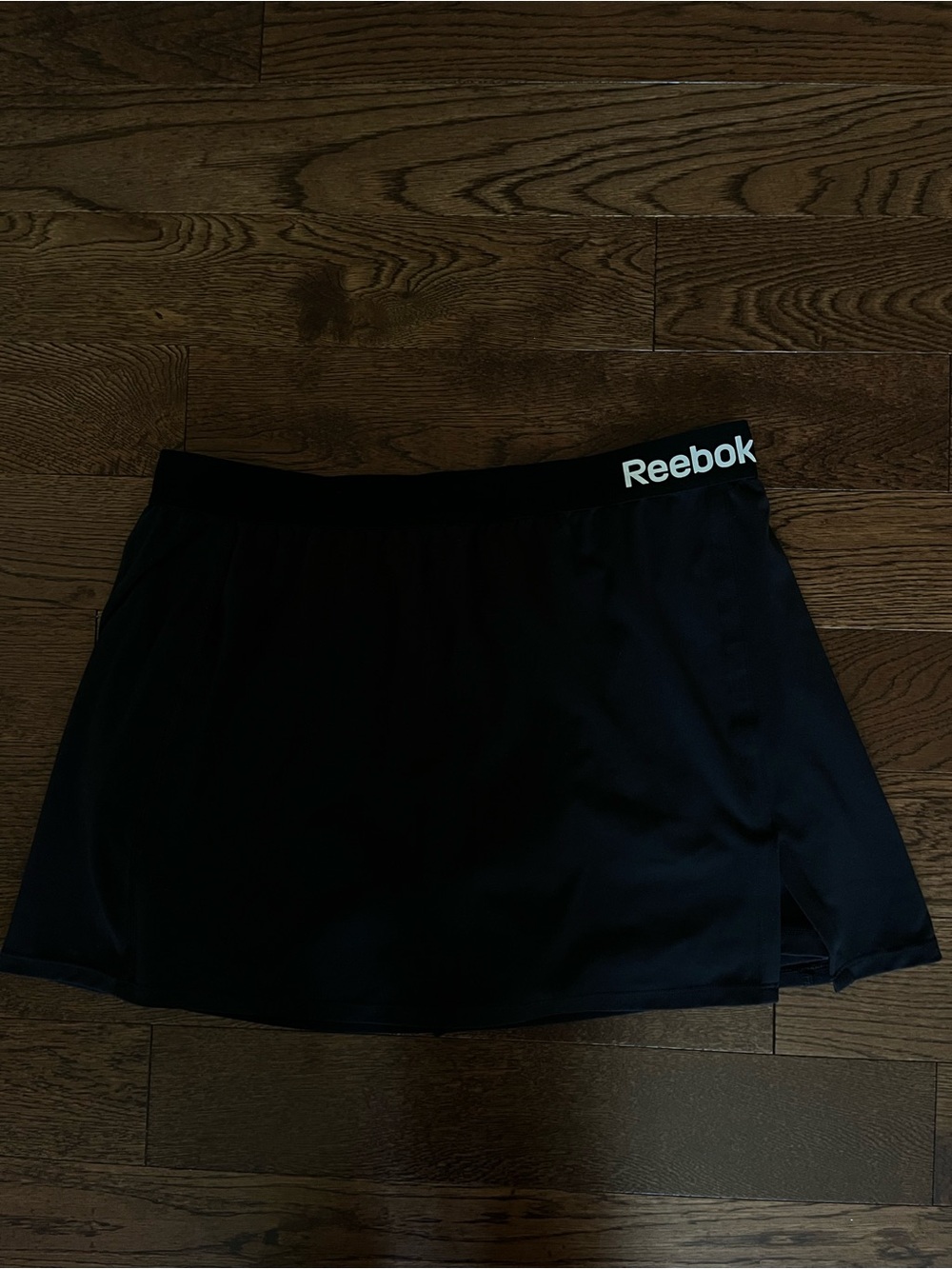 Reebok Women's Black Athletic Tennis Mini Midi Skort